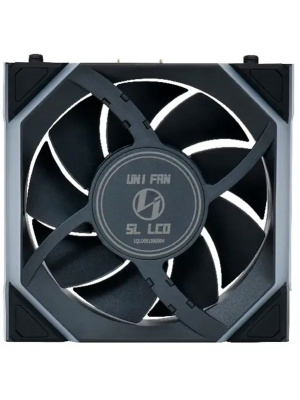 �������� ������������ (3��.) Lian Li UNI FAN SL WIRELESS LCD 120 / 12SLLCD1W3B BLACK / 120x124,5x28�� (1.6� LCD �������, PWM, ARGB, 1900 ��/��� (Max.), 29.5dBa) / G99.12SLLCD1W3B.R0
