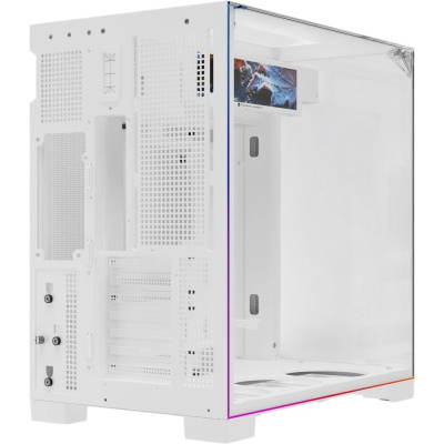������ Thermalright TR-A70 Vision White / TG / ARGB Strip / 9.16'' LCD screen / USB TYPE-C / W/O fans / ATX  TRA70VW