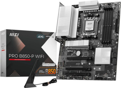 ����������� ����� MSI PRO B850-P WIFI , Socket AM5, AMD B850, ATX, Ret