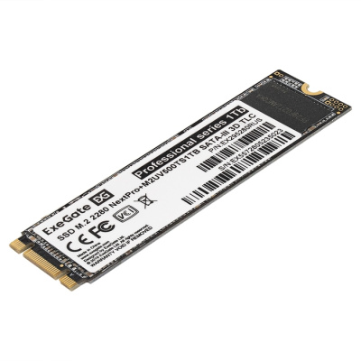 ������������� ���������� (SSD) Exegate 1Tb NextPro+ M2UV500TS1TB, 2280, SATA3 (EX295280RUS) Retail