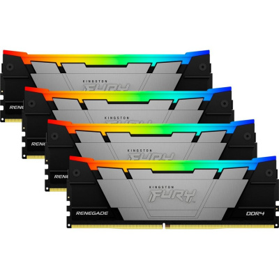 ������ ����������� 32GB Kingston FURY Renegade RGB, KF436C16RB2AK4/32, 3600MHz DDR4 CL16 DIMM (Kit of 4)