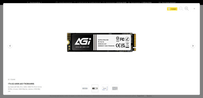���������� SSD AGi PCIe 4.0 x4 1TB AGI1T0G80AI808 AI808 M.2 2280