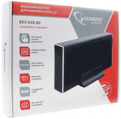 ������� ������ ��� HDD Gembird EE3-U3S-80 Black