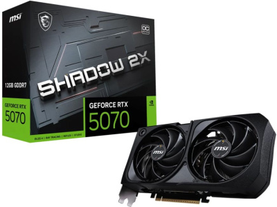 ���������� MSI NVIDIA GeForce RTX 5070 OC 12Gb RTL (RTX 5070 12G SHADOW 2X OC)