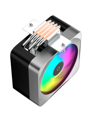����� Ocypus Delta A40 EX BK Digital, 120mm ARGB FAN, Top Display Panel, 4 HEAT PIPES, 4-PIN PWM, 500-1800 RPM, 29DBA, HYDRO BEARING, LGA115X/1200/1700/18XX, AM4/AM5