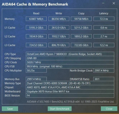 ������ DDR5 2x16GB 6000MHz A-Data AX5U6000C3416G-DTLABWH XPG