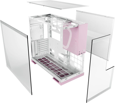 ������ Geometric Future Model 5 White/Pink