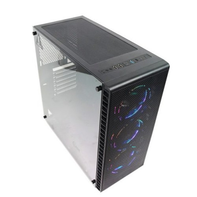  Powercase Attica Mesh S3 ARGB, ATX,   (CAMSB-A3)