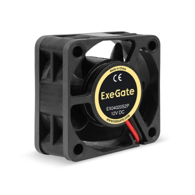 ���������� ExeGate EX04020S2P (40x40x20 ��, Sleeve bearing (��������� ����������), 2pin (������ 2.54), 6500RPM, 28dBA)