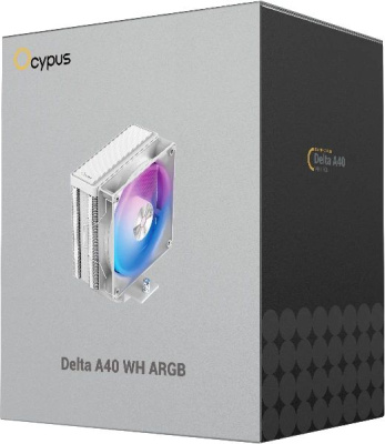 ����� ��� ���������� Cooler Ocypus Delta A40 WH ARGB White 220W/ All Intel/ AMD AM*/ Screws