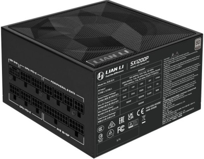 ���� ������� Lian Li SX1200P, ATX 3.1, 1200W, 80 PLUS Platinum, Black Fully Modular (G9P.SX1200P.B000.RU)