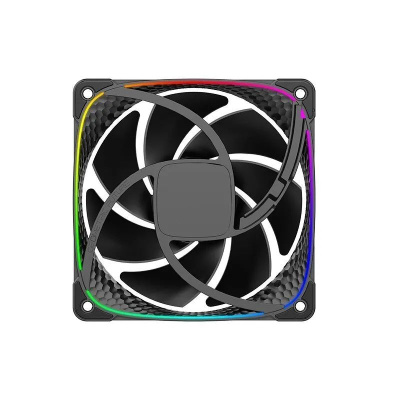 ���������� Geometric Future Squama 2503B Single Pack / 120mm, 2000 RPM, 69.11 CFM, 29.0 dBA, 5V ARGB, Black / 1F2503B112001