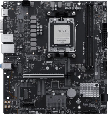 ����������� ����� MSI PRO B840M-B SocketAM5 AMD B840, mATX, Ret