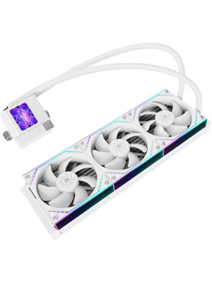 ������� ����������� ���������� Thermalright Core Matrix 360 Vision (360mm, LED, White, ARGB/ Fans: 3x120mm, 68.9CFM, 28.2dBA, 2000RPM/ Pump height 64.4mm, Rad thickness 27mm/ S: 1700, 1200, 1851, 115X, AM5, AM4)