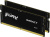 ����������� ������ 32Gb DDR5 4800MHz Kingston Fury Impact SO-DIMM (KF548S38IBK2-32) 2x16Gb KIT