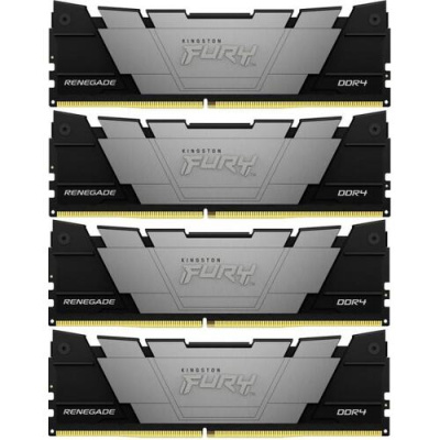 ������ ����������� 32GB Kingston FURY Renegade Black KF432C16RB2K4, 2666MHz DDR4 CL13 DIMM (Kit of 4)