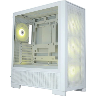 ������ XASTRA  A700  7ARGB-C10-UC White ATX/Mesh/ 1x360mm+4x140mm ARGB PWM fans /Argb+PWM HUB 10port/ Type-C / A700-1FA36A-4FL14A-C10-UC-WH