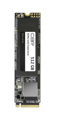 CBR SSD-512GB-M.2-BS24b-AIO-V2, ���������� SSD-����������, 512 GB, M.2 2280, PCIe 3.0 x4, NVMe 1.3, 3D TLC NAND [������ AiO] V2