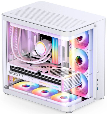 ������ JONSBO TK-2 2.0 White ��� ��, mini-ITX, micro-ATX, ATX, �����