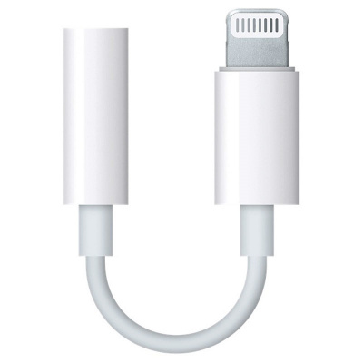 Apple Lightning to 3.5 mm Headphone Jack Adapter (MMX62ZM/A)