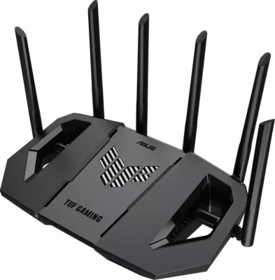 Wi-Fi ������ ASUS TUF-BE9400, Wi-Fi 7, BE9400, 2.4/5/6���, 3 LAN, ������ (90IG0A30-MO9C00) 
