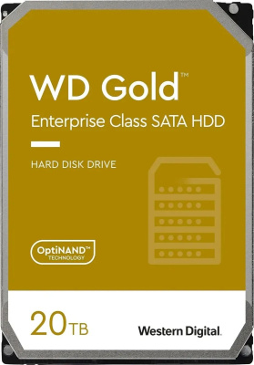 ������� ���� Western Digital 3.5" 20TB WD202KRYZ Gold SATA3, Cache 291MB, 7200 rpm
