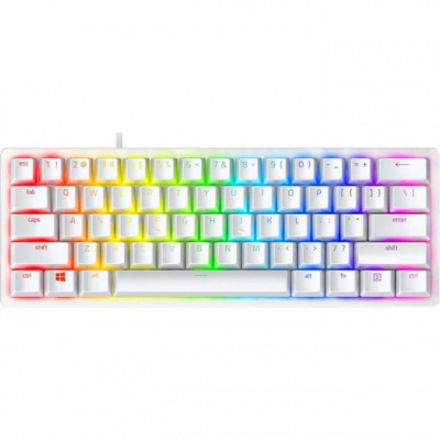  Razer Huntsman Mini, Mercury White (Linear Optical Switch - Red) (RZ03-03392200-R3R1)