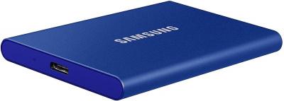 ������� ������� ���� 1Tb SSD Samsung T7, PCIe USB3.2/Type-C Indigo Blue Retail (MU-PC1T0H/WW)