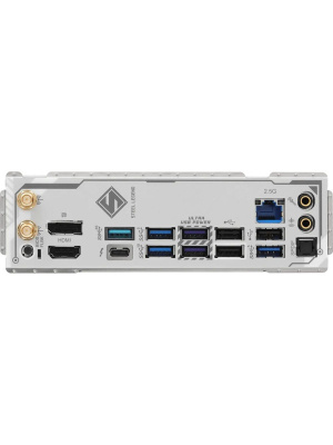 ����������� ����� ASROCK B860 STEEL LEGEND WIFI, LGA1851, B860, 4*DDR5, 4*SATA, 4*M.2, 4*USB 3.2, 3*USB 2.0, Type-C, 2*PCIx16, 1*M.2 (Key E), HDMI+DP, ATX