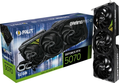 ���������� Palit NVIDIA GeForce RTX 5070 GamingPro-S OC 12Gb (NE75070T19K9-GB2050U)