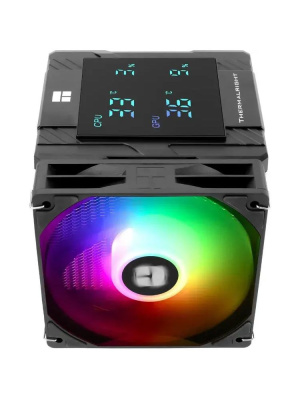 ����� Thermalright Peerless Assassin 120 Digital ARGB Soc-AM5/AM4/1200/1700/1851 ������ 4-pin 25.6dB Al+Cu LCD Ret (PA120-DIGITAL-BL-ARGB)