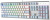 Клавиатура механическая A4Tech Fstyler FS100 Neon Blue/White, цвет голубой/белый Клавиатура механическая A4Tech Fstyler FS100 Neon Blue/White, цвет голубой/белый
