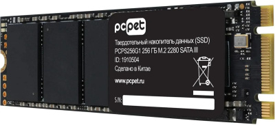 ���������� SSD PC Pet SATA III 256Gb PCPS256G1T M.2 2280 OEM