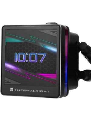 ��� Thermalright Grand Vision 360 (360mm, LED, Black, ARGB/ Fans: 3x120mm, 80.45CFM, 29.4dBA, 2150RPM/ Pump height 72.5mm, 6400RPM, Rad thickness 27mm/ S: 1700, 1200, 1851, 115X, 2011, 2066, AM5, AM4)