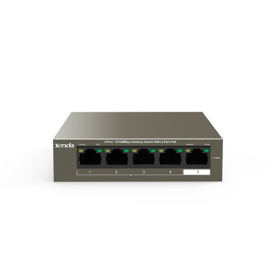 ���������� TENDA TEF1105P-4-63W 5PORT 10/100M