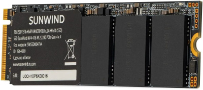 ���������� SSD SunWind PCIe 4.0 x4 4TB SWSSD004TN4 NV4 M.2 2280