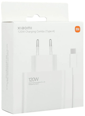    Xiaomi 120W Charging Combo (Type-A) EU, USB, USB type-C, 6A,  BHR6034EU (784286)
