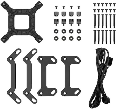 ������� �������� ���������� DeepCool LM420, LCD, 4-pin, ARGB, 140��, ������, retail (R-LM420-BKDMMC-1)