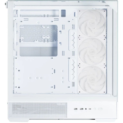 ������ Zalman MidiTower P40 Plus Prism White (4xCombo (3.5'' or 2.5"), USB TYPE-C, 2xUSB3.0, SIDE 3x120mm ARGB, REAR 1x120mm ARGB) (Zalman P40 Plus Pr