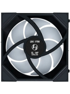 ���������� Lian Li UNI FAN SL-INF WIRELESS 140 Reverse Blade / 14RSLIN1W1B BLACK / 140x140x25�� (PWM, ARGB, 1700 ��/��� (Max.), 28,6dBa) / G99.14RSLIN1W1B.R0