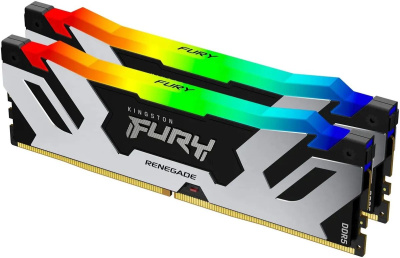  DDR5 2x48GB 6400MHz Kingston KF564C32RSAK2-96 Fury Renegade XMP RGB RTL Gaming PC5-51200 CL32 DIMM 288-pin 1.4 dual rank   Ret