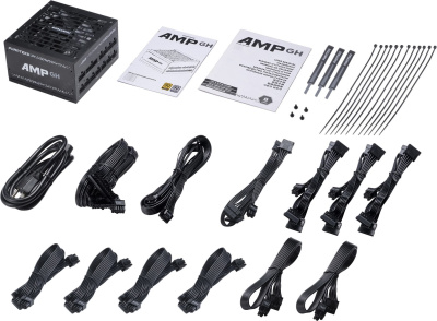 ���� ������� Phanteks AMP GH 850W (80 Plus Gold, ATX 3.1, PCIe 5.0, APFC, 120mm Fan, Fully Modular, Black) / PH-P850GH_BK01