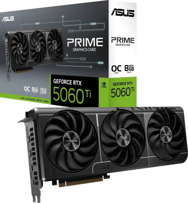 ���������� ASUS RTX 5060 Ti PRIME 8GB GDDR7 PRIME-RTX5060TI-8G, Ret 90YV0MP1-M0NA00