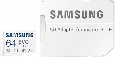   microSDXC 64Gb Class10 Samsung MB-MC64KA/RU EVO PLUS + adapter