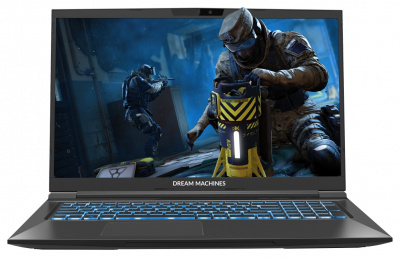  Dream Machines RG3060-17KZ39 Intel Core i7-12700H/32Gb/1Tb M.2 SSD Nvme/17.3" FHD AG WVA 144Hz/Nvidia RTX 3060 6Gb/WiFi6/BT/No OS/Black