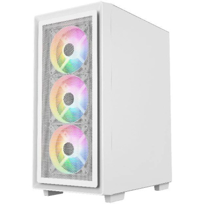 ������ Powercase Mistral AY4W ARGB, Tempered Glass, 4x 120mm ARGB Fans, �����, ATX  (CMAYW-A4)