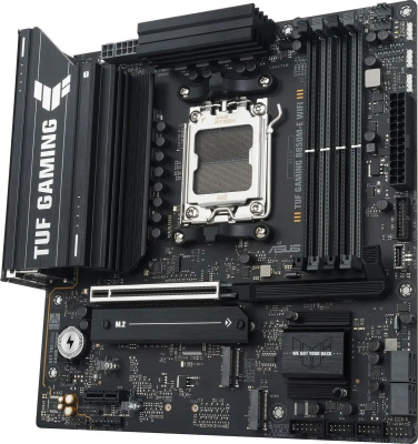 ����������� ����� ASUS TUF GAMING B850M-E WIFI, SocketAM5, AMD B850, mATX, Ret 90MB1LS0-M0EAY0