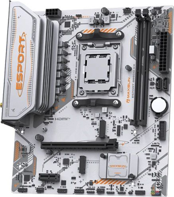 ����������� ����� Maxsun eSport B850M WIFI ICE, Socket AM5, mATX, Ret (MS-eSport B850M WIFI ICE)