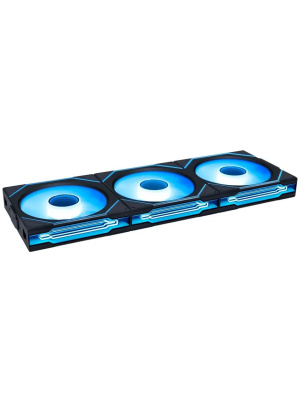 �������� ������������ (3��.) Lian Li UNI FAN SL-INF WIRELESS 120 Reverse Blade / 12RSLIN1W3B BLACK / 120x122,1x25�� (PWM, ARGB, 2200 ��/��� (Max.), 32,2dBa) / G99.12RSLIN1W3B.R0