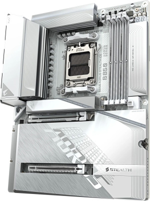 ����������� ����� Gigabyte B850 AORUS STEALTH ICE, Socket AM5, AMD B850, ATX, Ret